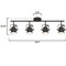 Westinghouse Fixture Ceiling Track 50W 4-Light Boswell GU10 Base Bulb ORB High-Light 6116800 - alternate 5